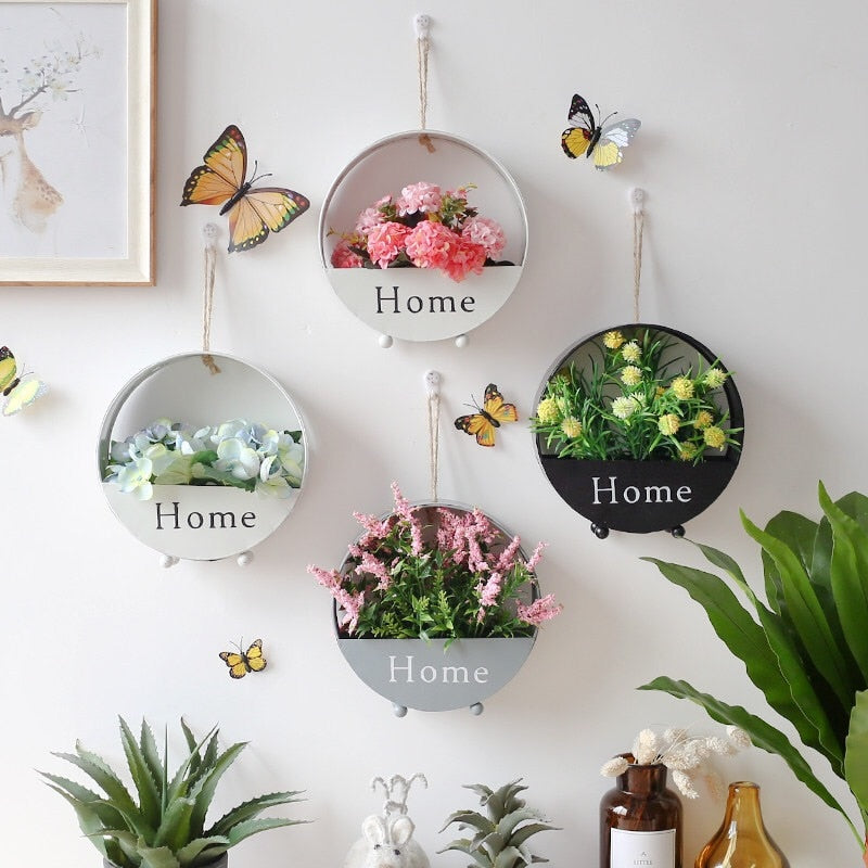 "Home" Wall Planters